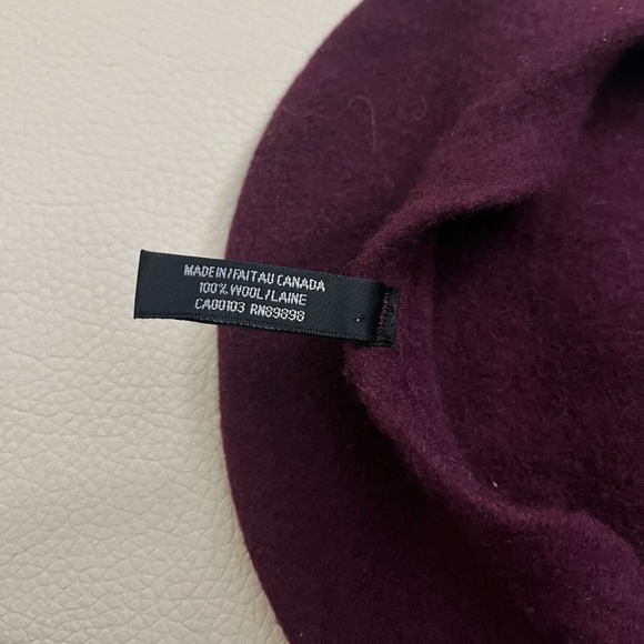 NWOT - PARKHURST Wool Basque Beret - made in Canada - Picture 4 of 4